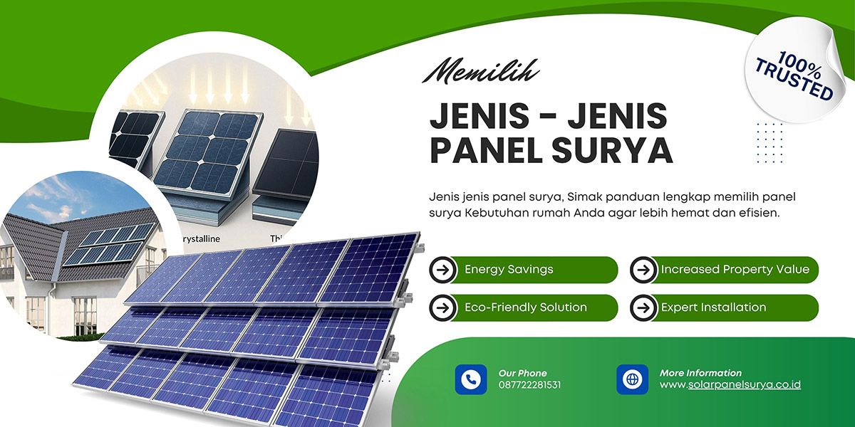jenis jenis panel surya