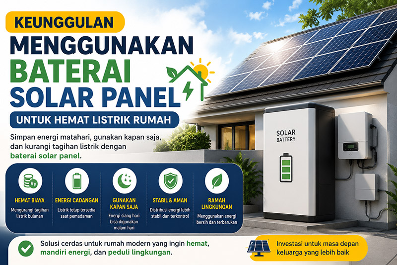 baterai solar panel