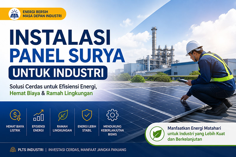 instalasi panel surya