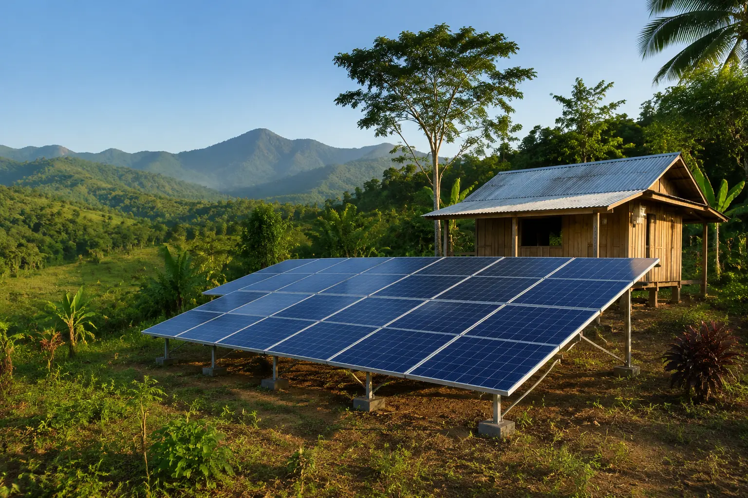 Panel Surya untuk Area Terpencil