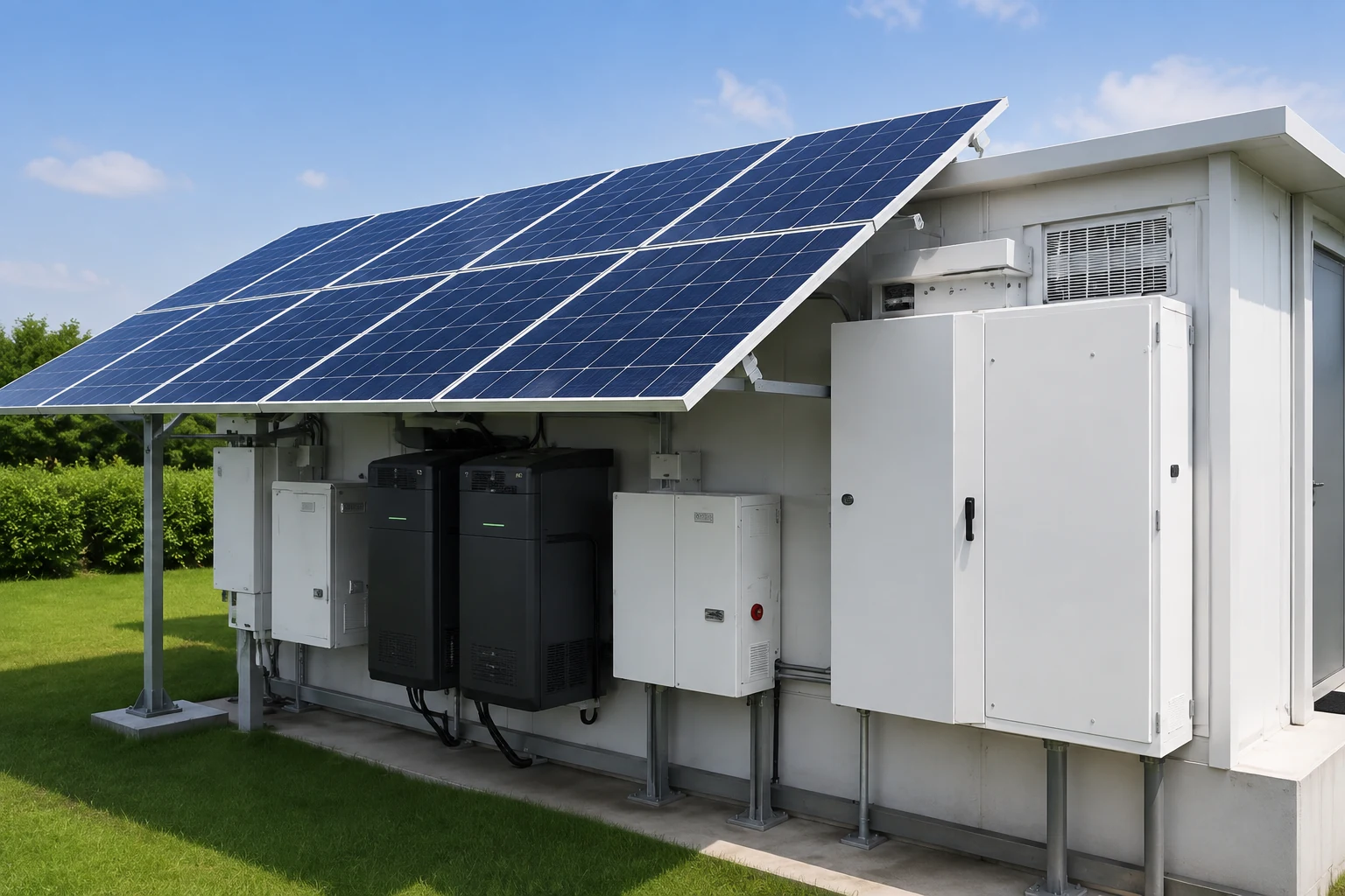 Sistem panel surya Hybrid