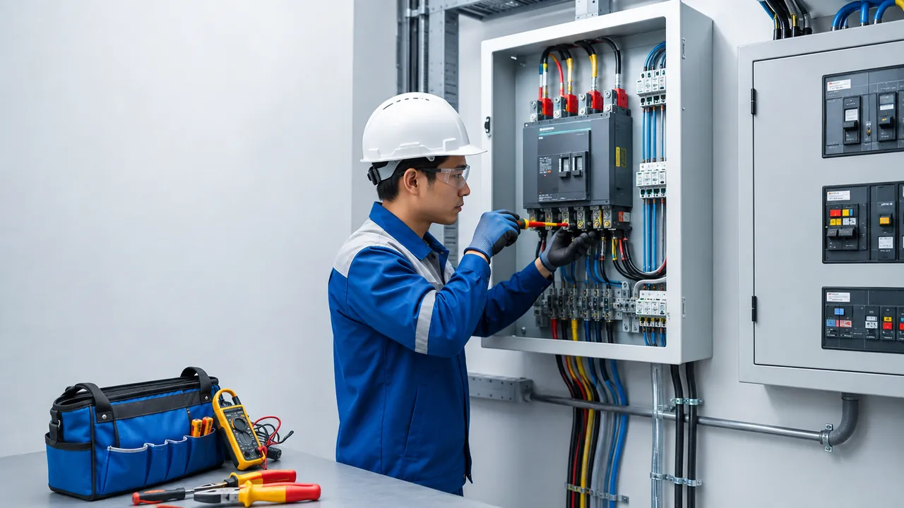 Instalasi & Wiring ATS Profesional