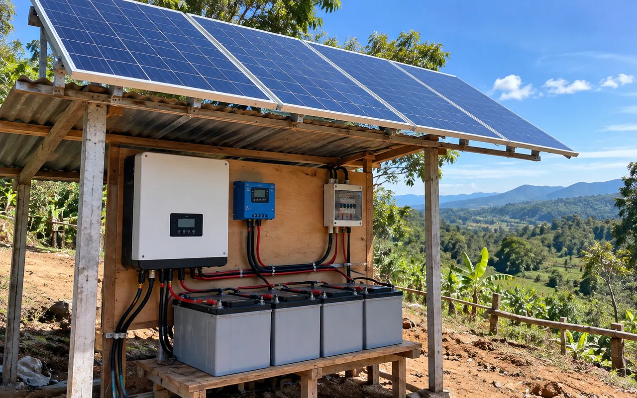 Perawatan inverter untuk area terpencil