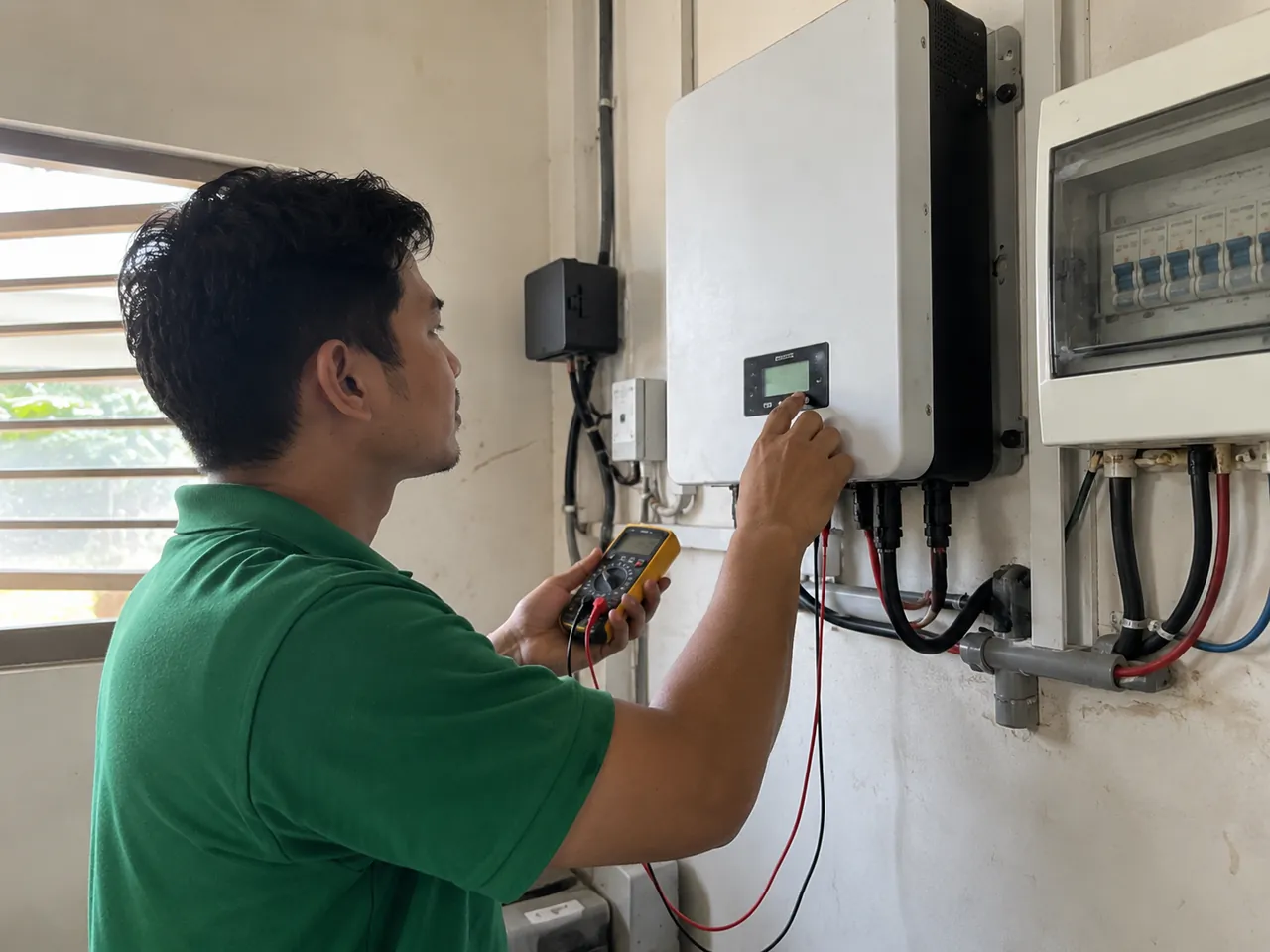 Jasa maintenance inverter solar panel